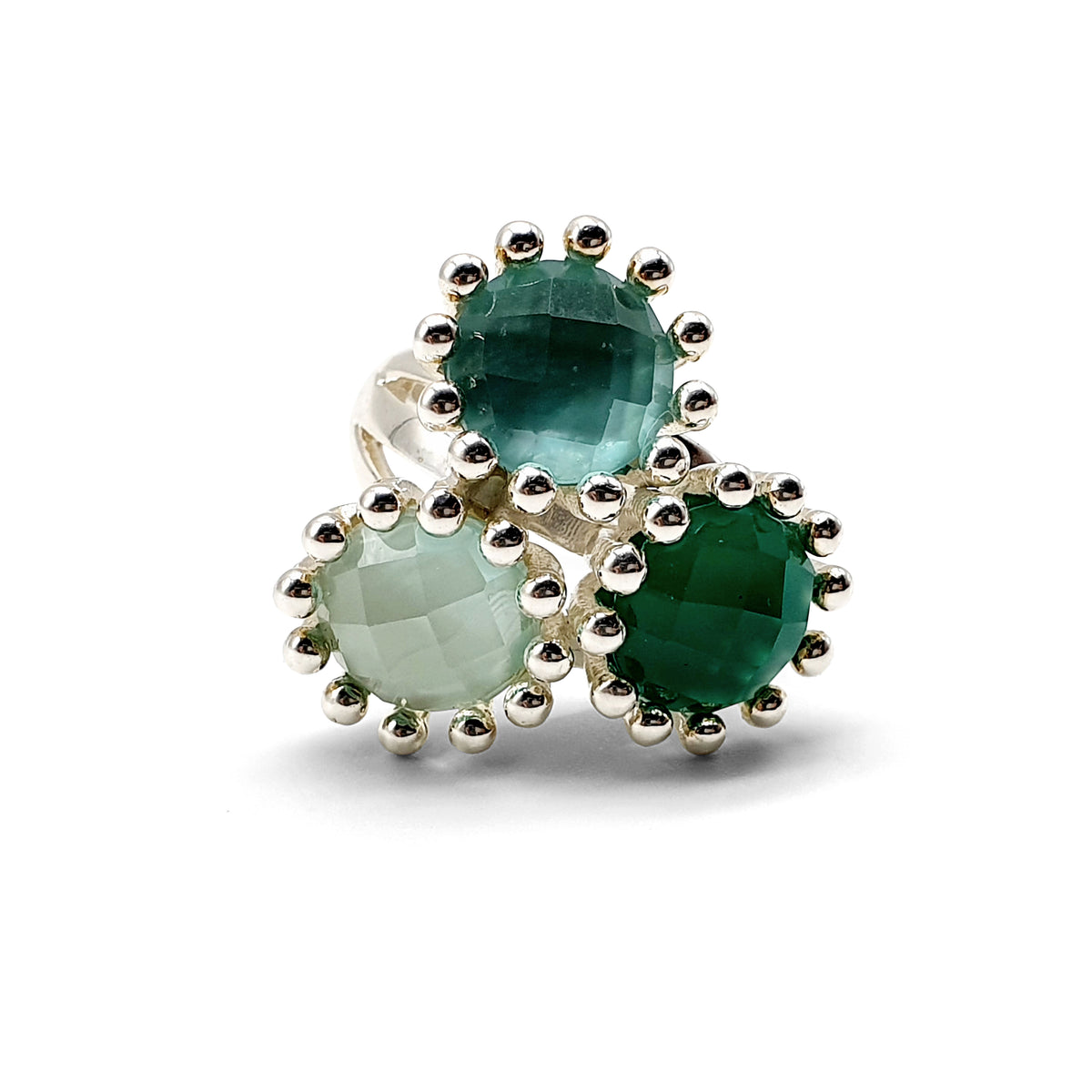 Triologie-Ring Silber gross