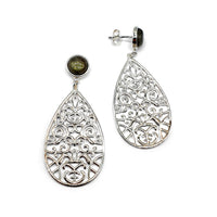 Ohrhänger Silber/Labradorit