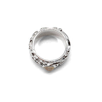 Finger ring silver/moonstone