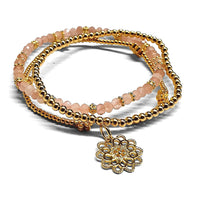 Armband-Set vergoldet