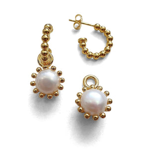 Wechsel-Anhänger Perle mit oder ohne Kreolen