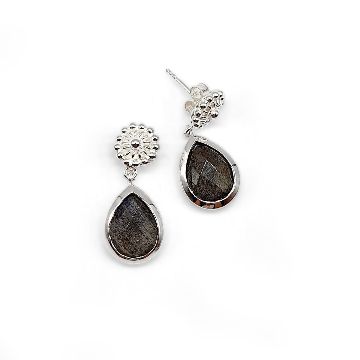 Ohrhänger/Stecker silber (9 Farben)