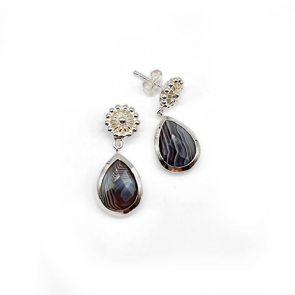 Ohrhänger/Stecker silber (9 Farben)