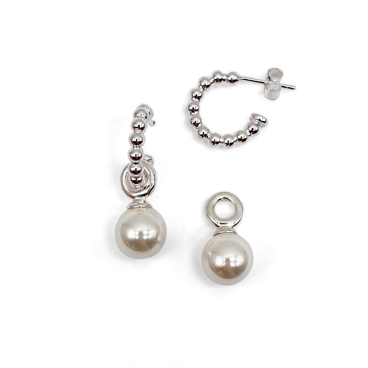 Wechsel-Anhänger Muschelkern weiss