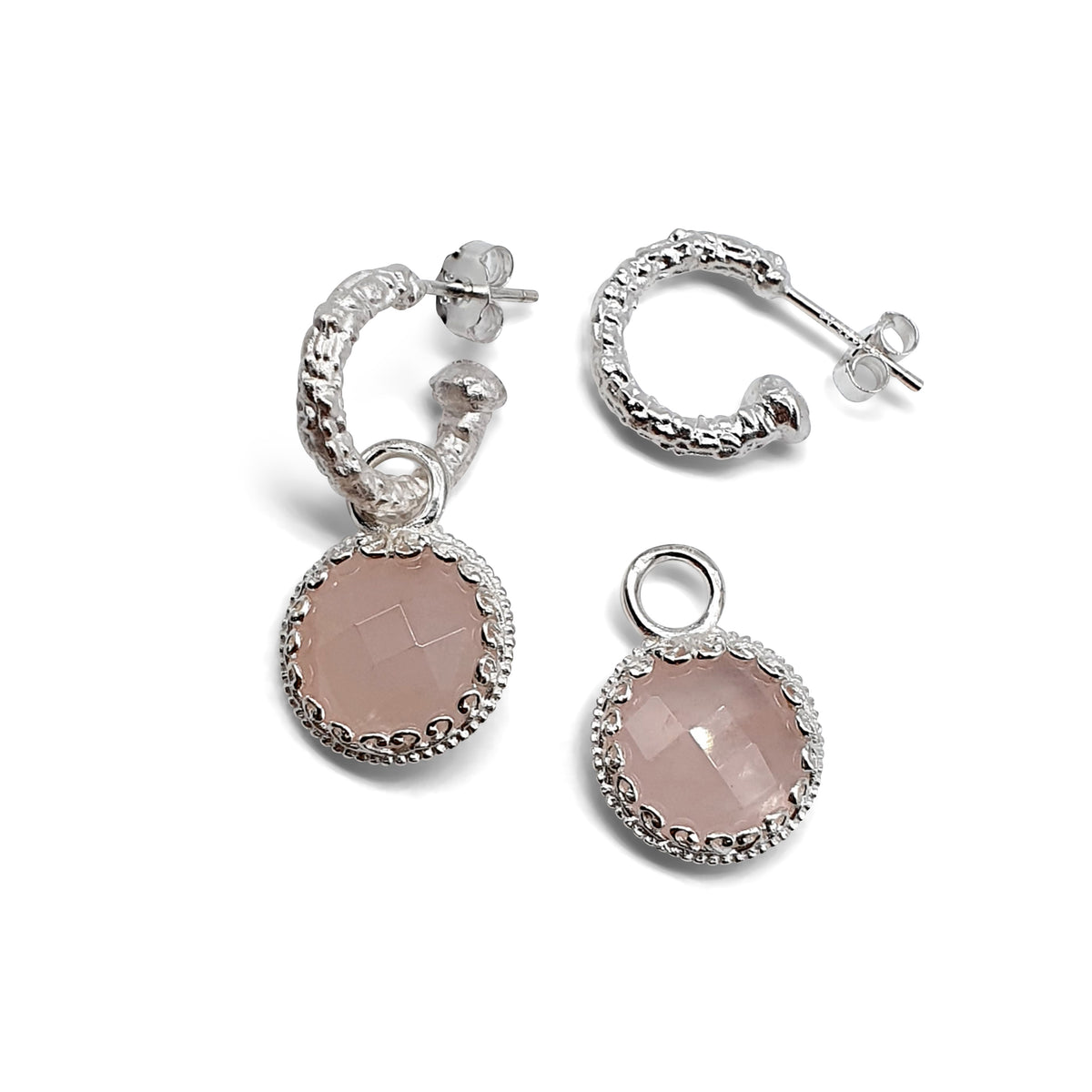 Wechsel-Anhänger (12 Farben) mit oder ohne Kreolen