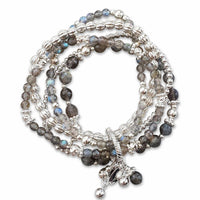 Armband-Set Silber / Steinmix