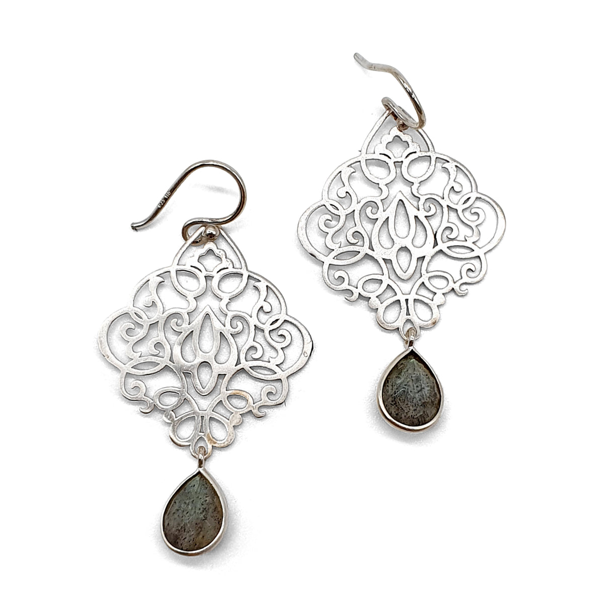 Ohrhänger Labradorit