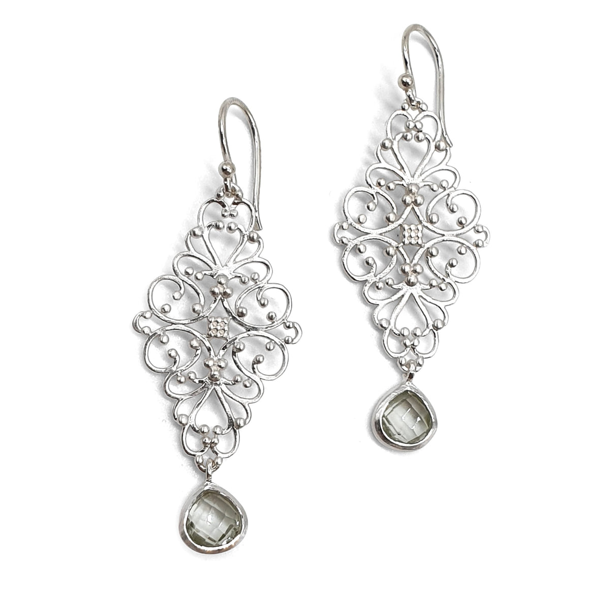 Ornament-Ohrhänger (6 Farben)