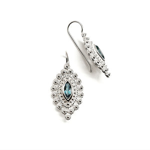 Earrings silver (9 colors)