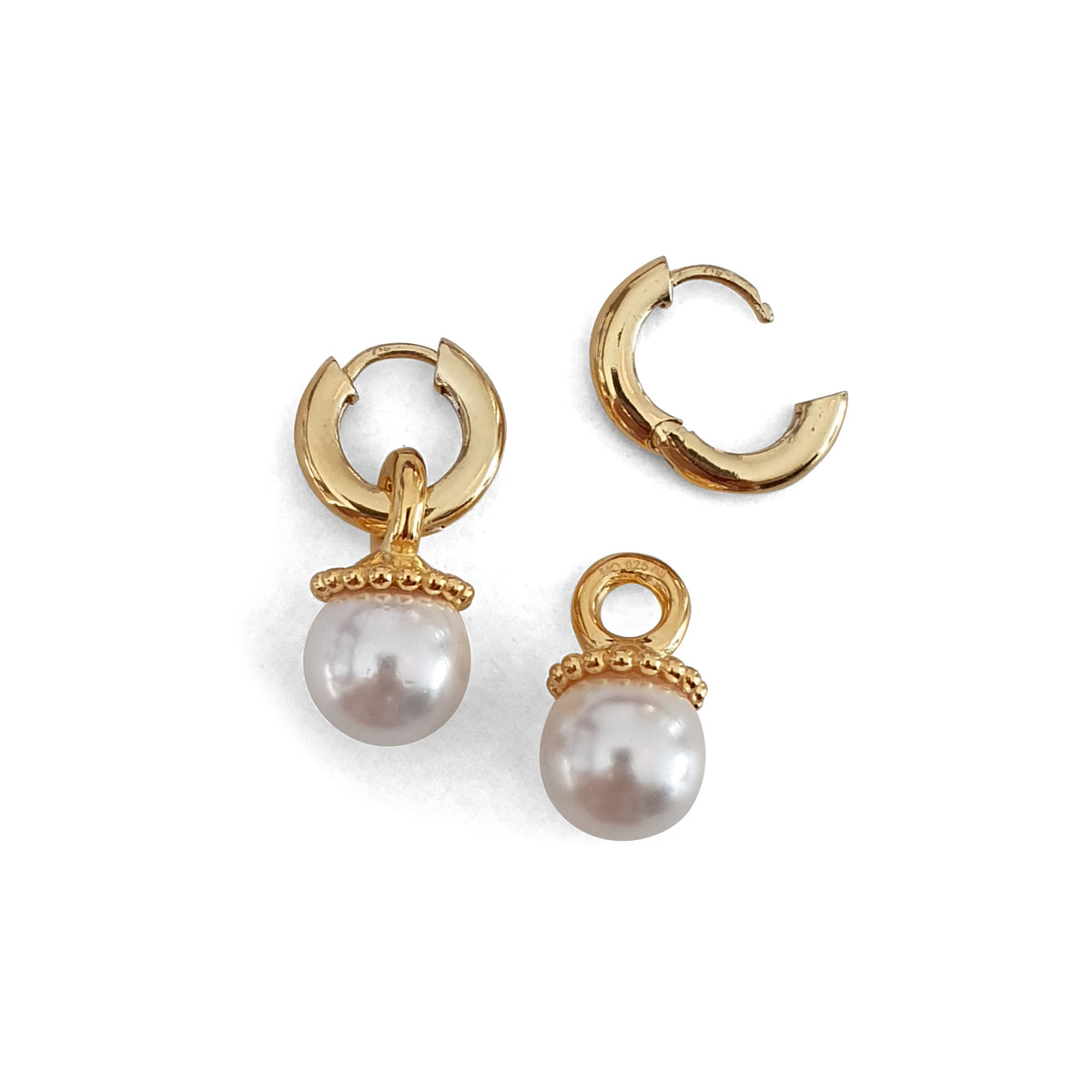 Wechsel-Anhänger Perle mit oder ohne Kreolen