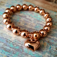 Armband Herz roségold