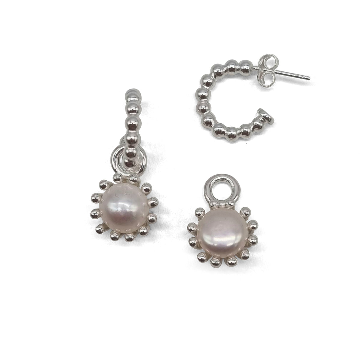 Wechsel-Anhänger Perle mit oder ohne Kreolen