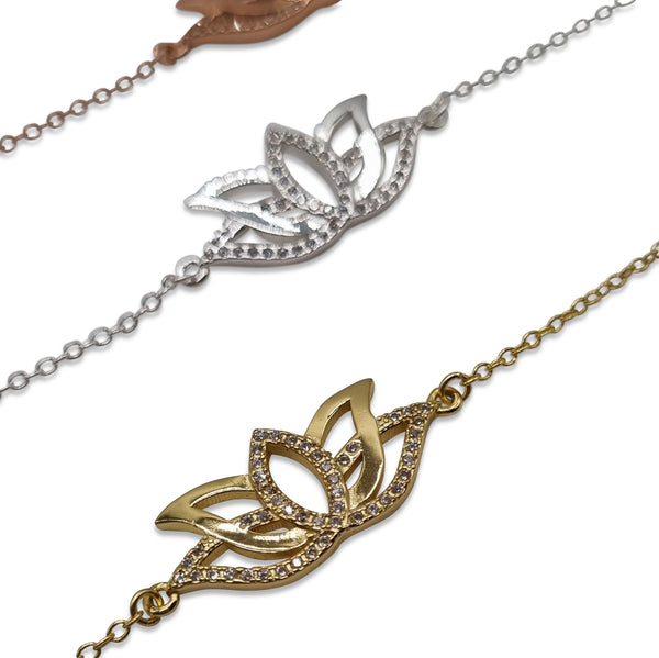 Armkette Lotusblume