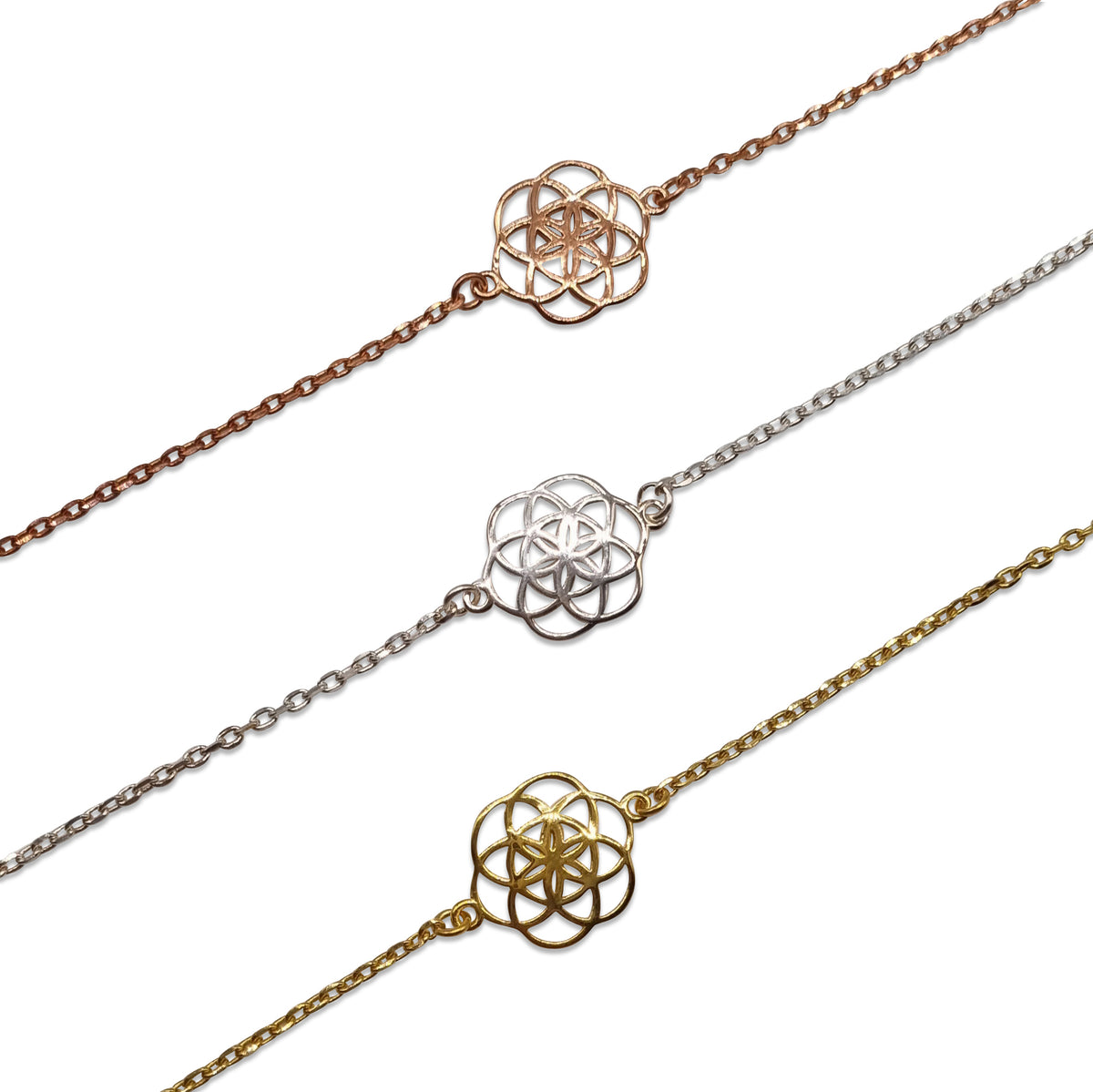 Armkette Blume des Lebens