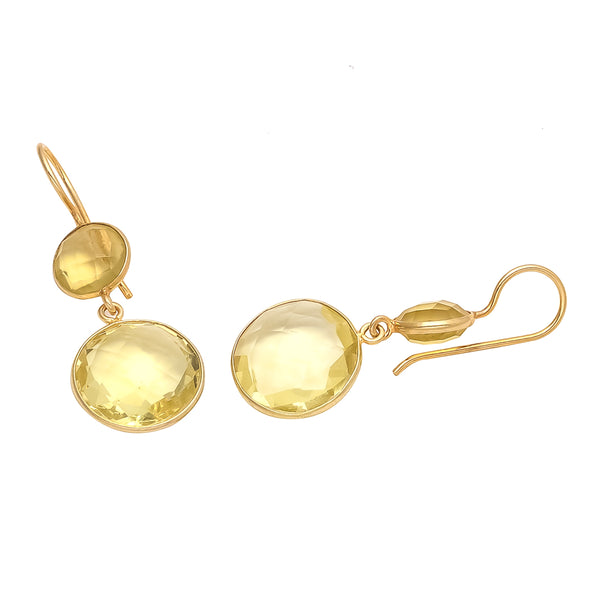 Ohrhänger Citrin