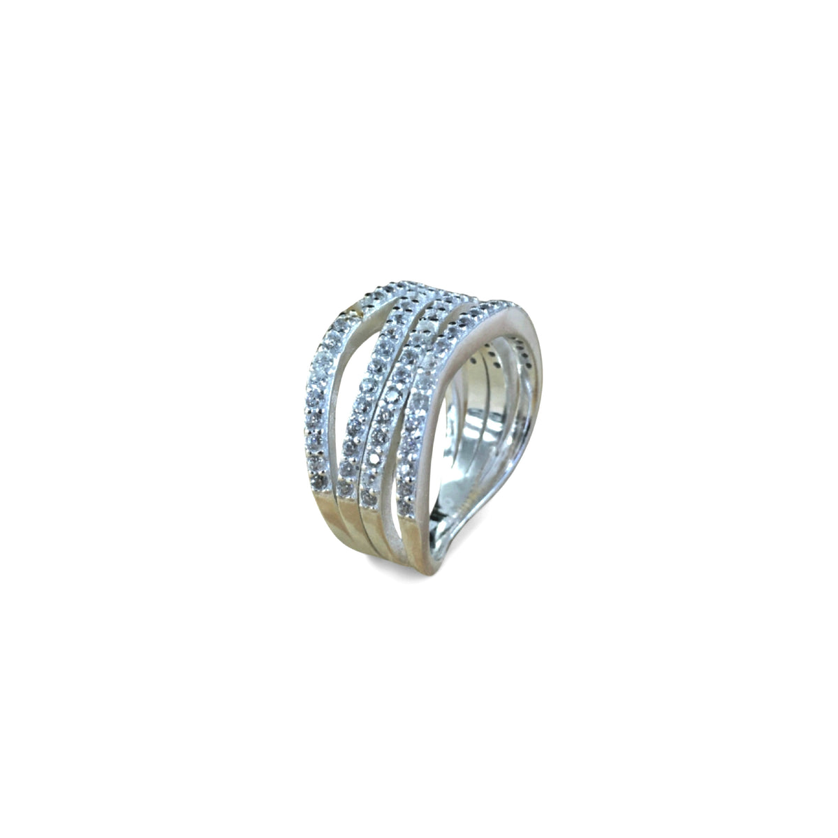 Fingerring Silber Zirkonia