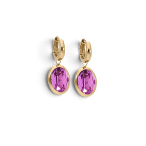 Ohrring TIVOLA Gold Dark Rose