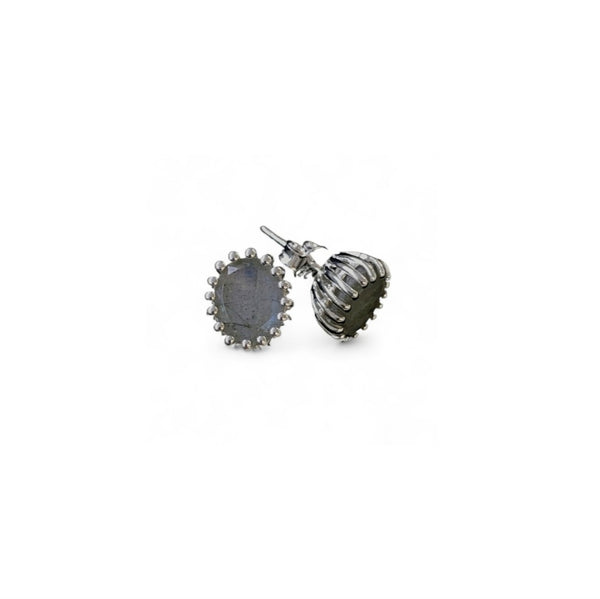 Stud earrings silver (4 colors)