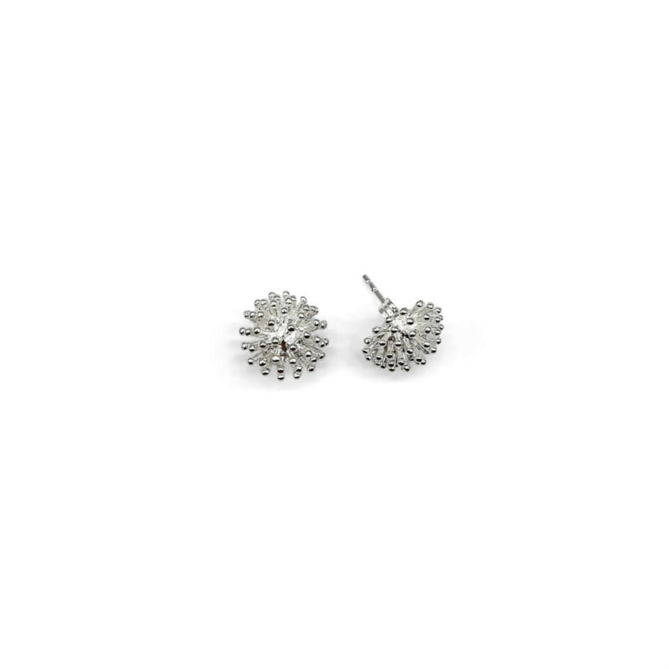 Stud earrings silver/gold