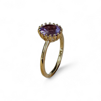 Fingerring Gold Amethyst