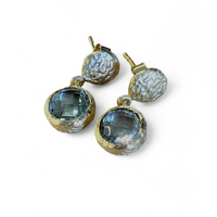 Stud earrings gold matt (4 colors)