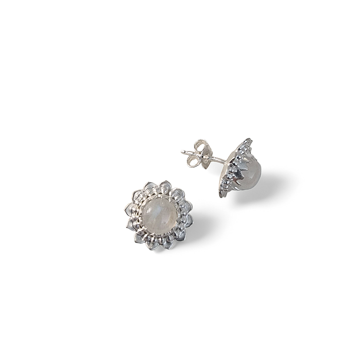 Stud earrings silver (8 colors)