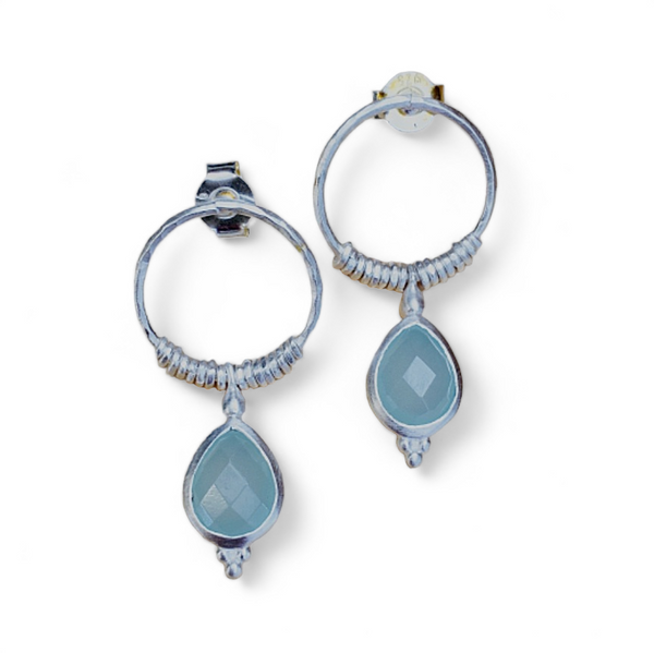 Earrings silver (14 colors)