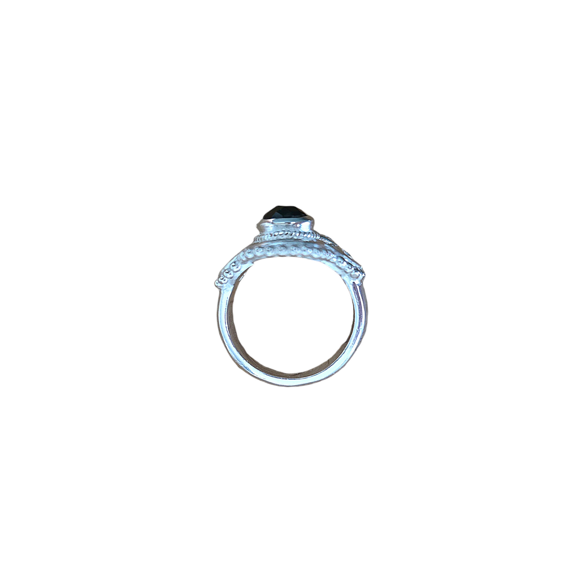 Ring Onyx Silber