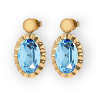 QUDO Earring TIVOLA UNICA big Gold