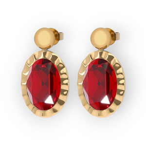 QUDO Earring TIVOLA UNICA big Gold