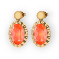 QUDO Earring TIVOLA UNICA big Gold