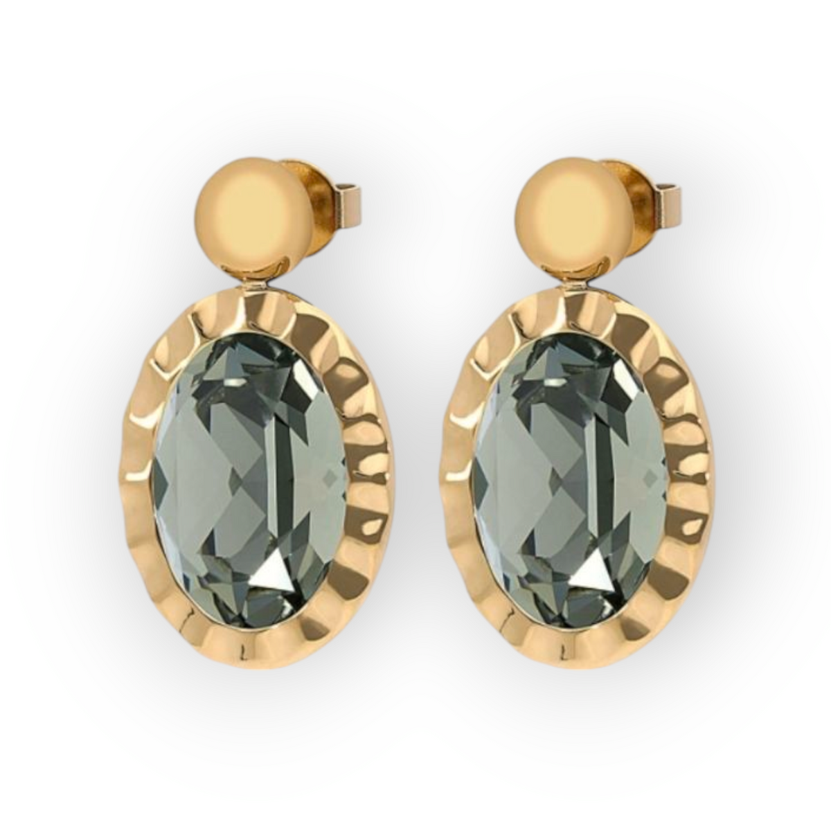 QUDO Earring TIVOLA UNICA big Gold