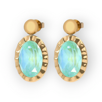 QUDO Earring TIVOLA UNICA big Gold