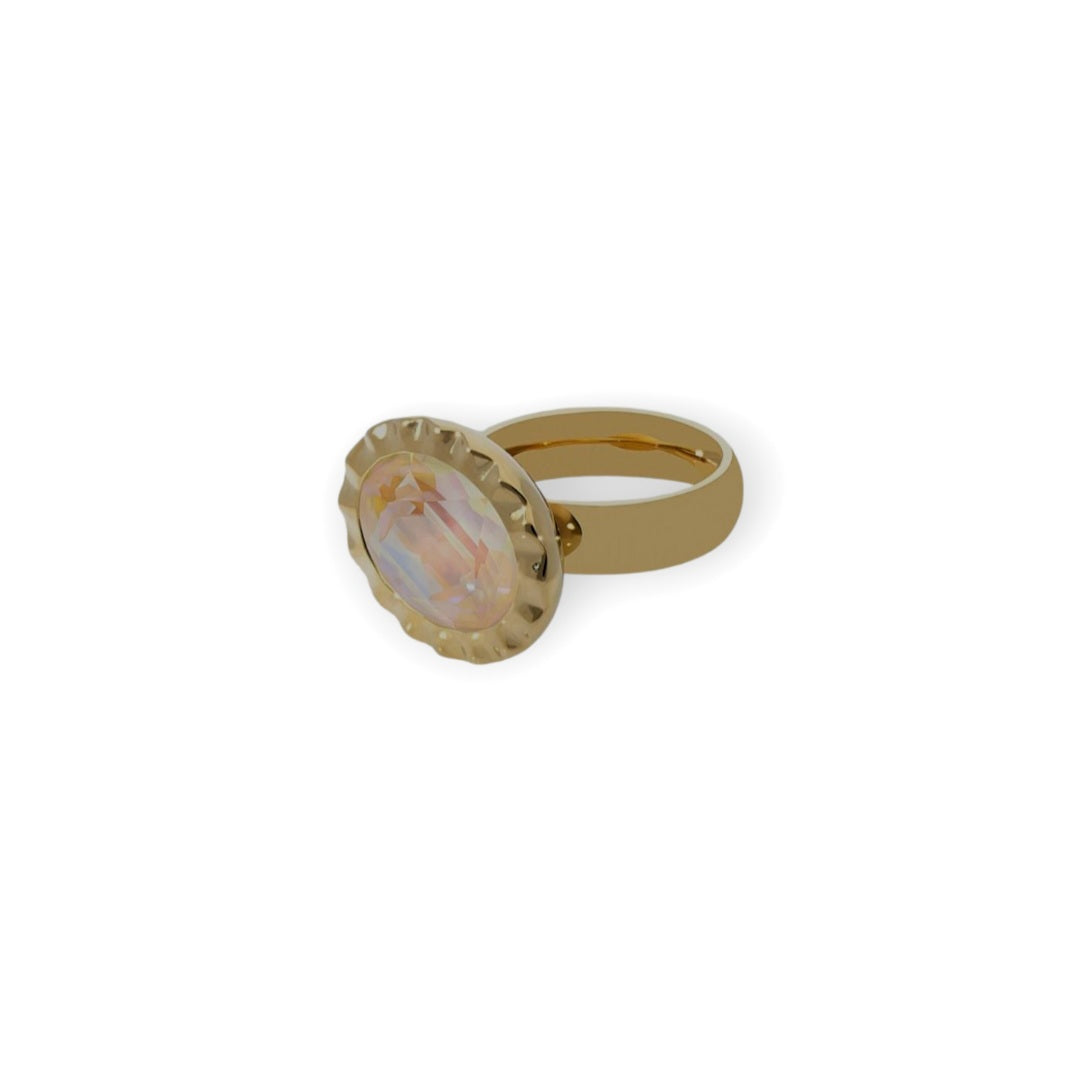 QUDO Ring TIVOLA UNICA Gold