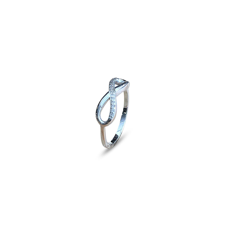 Finger ring Infinity silver 