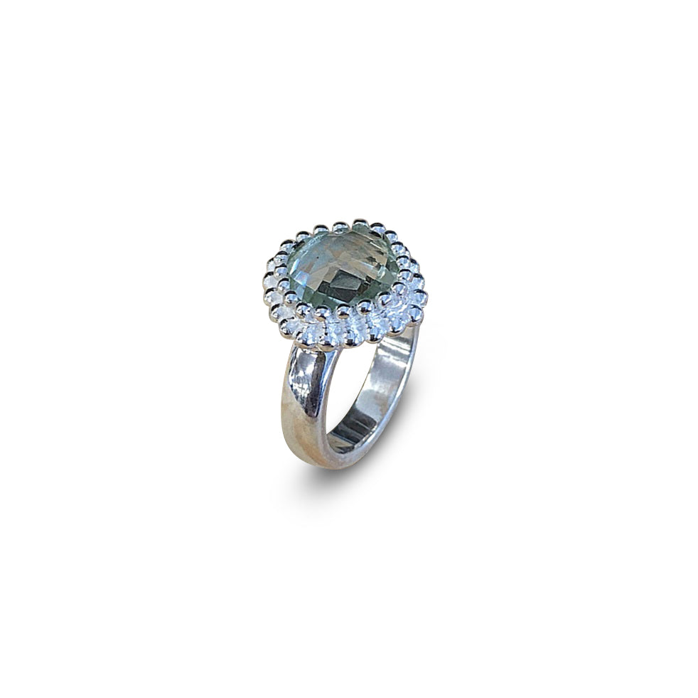 Fingerring Grüner Amethyst