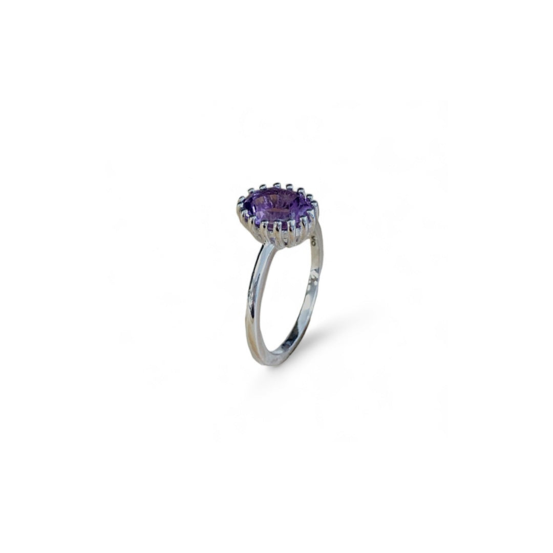 Fingerring Silber Amethyst