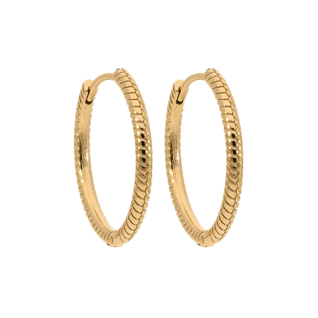 QUDO Hoop Earring PEROSA
Medium 22mm