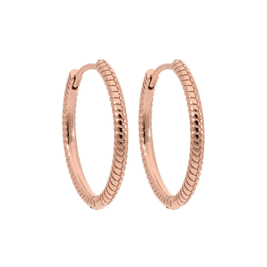 QUDO Hoop Earring PEROSA
Medium 22mm