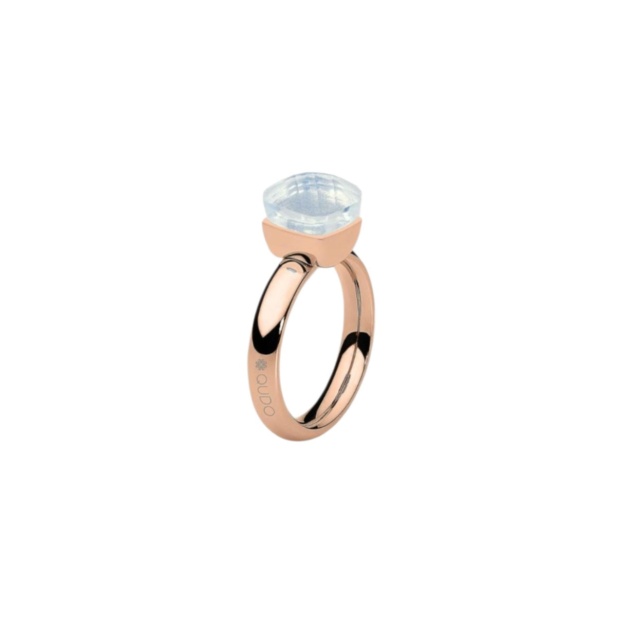 Ring FIRENZE Roségold White Delite