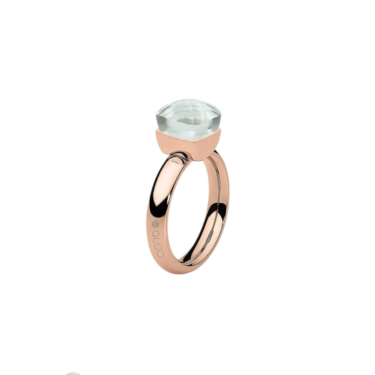 Ring FIRENZE Roségold White Topaz