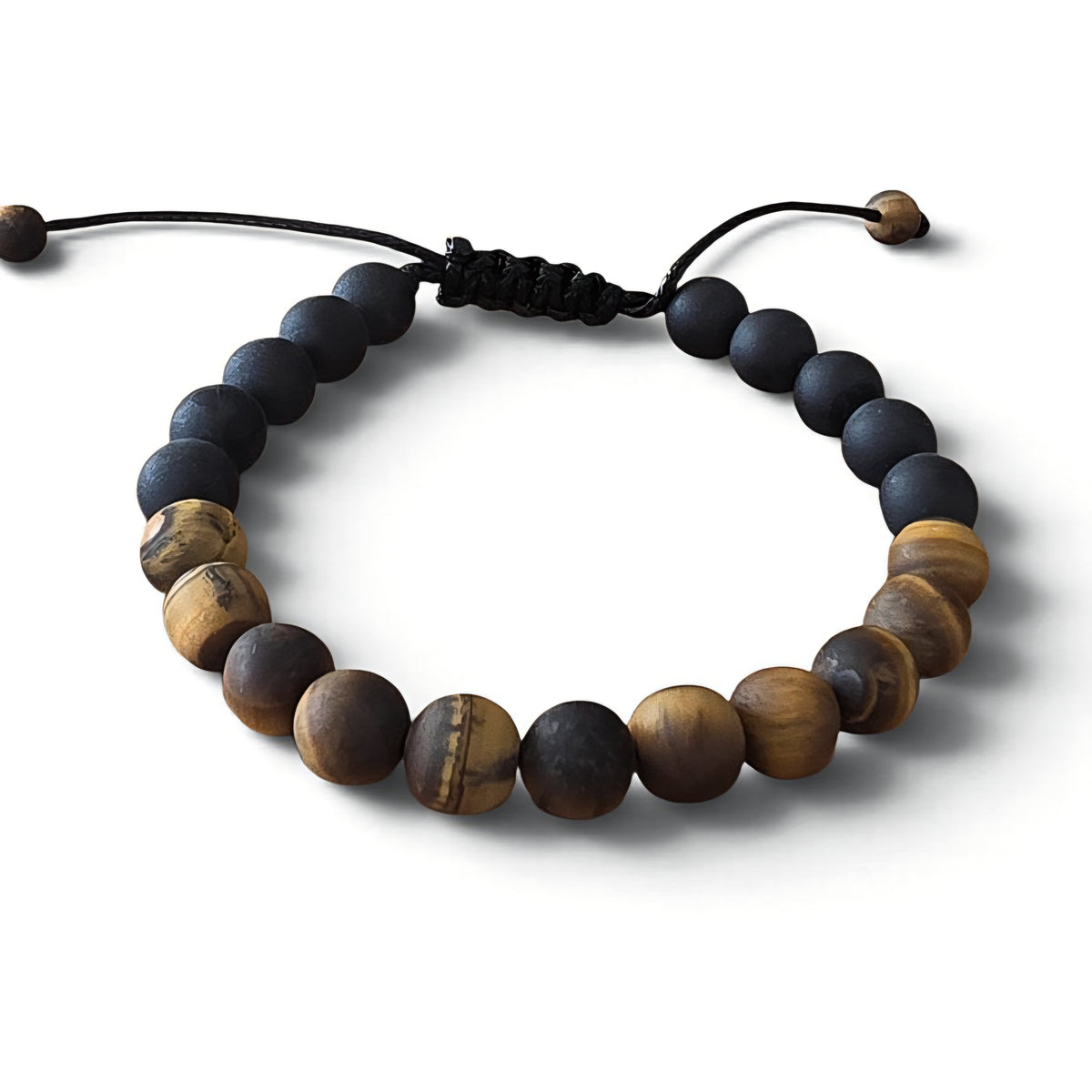 Natursteinarmband Tigerauge-Mix 8mm