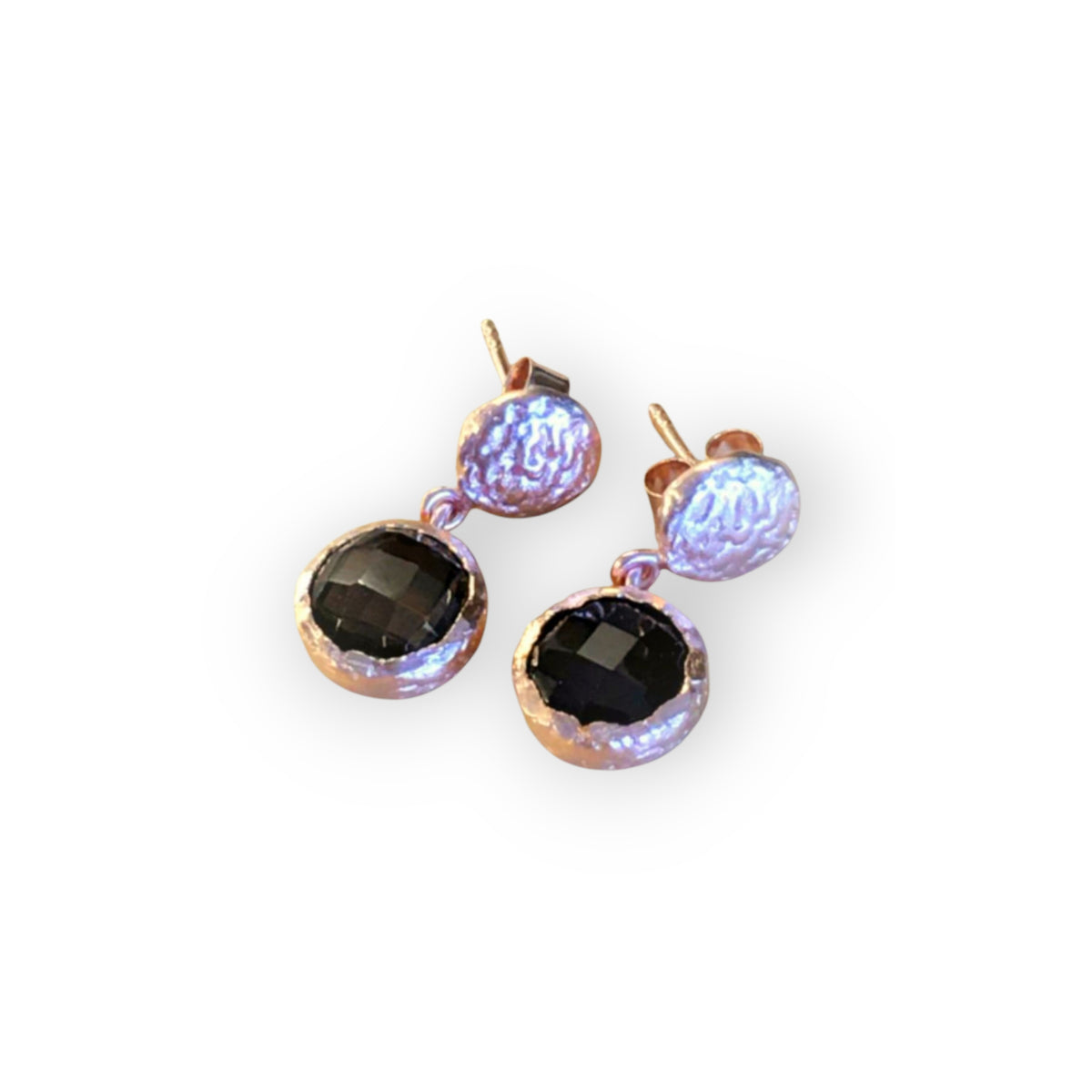 Stud earrings rose gold matt (3 colors)