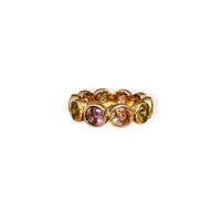 Fingerring Zirkonia vergoldet