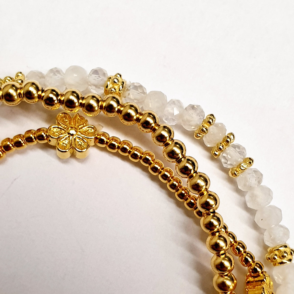 Bracelet set gold plated (9 colors)