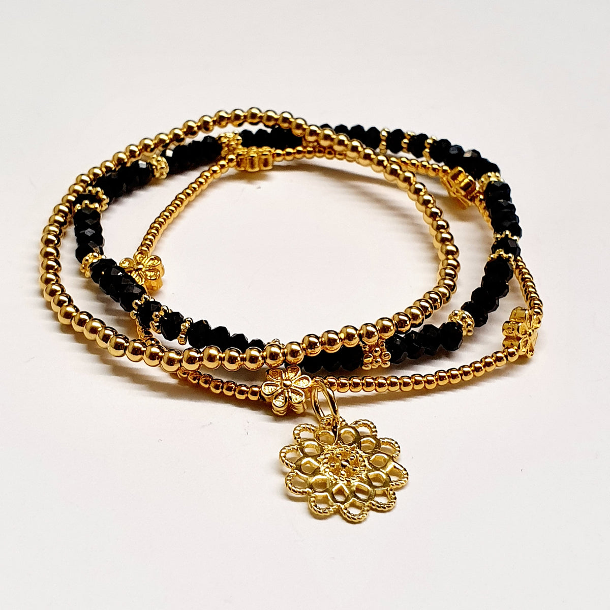 Bracelet set gold plated (9 colors)