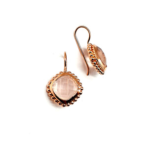 Earrings rose gold plated (3 colors)