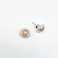 Stud earrings silver (12 colors)