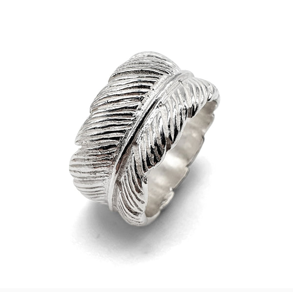 Finger ring feather