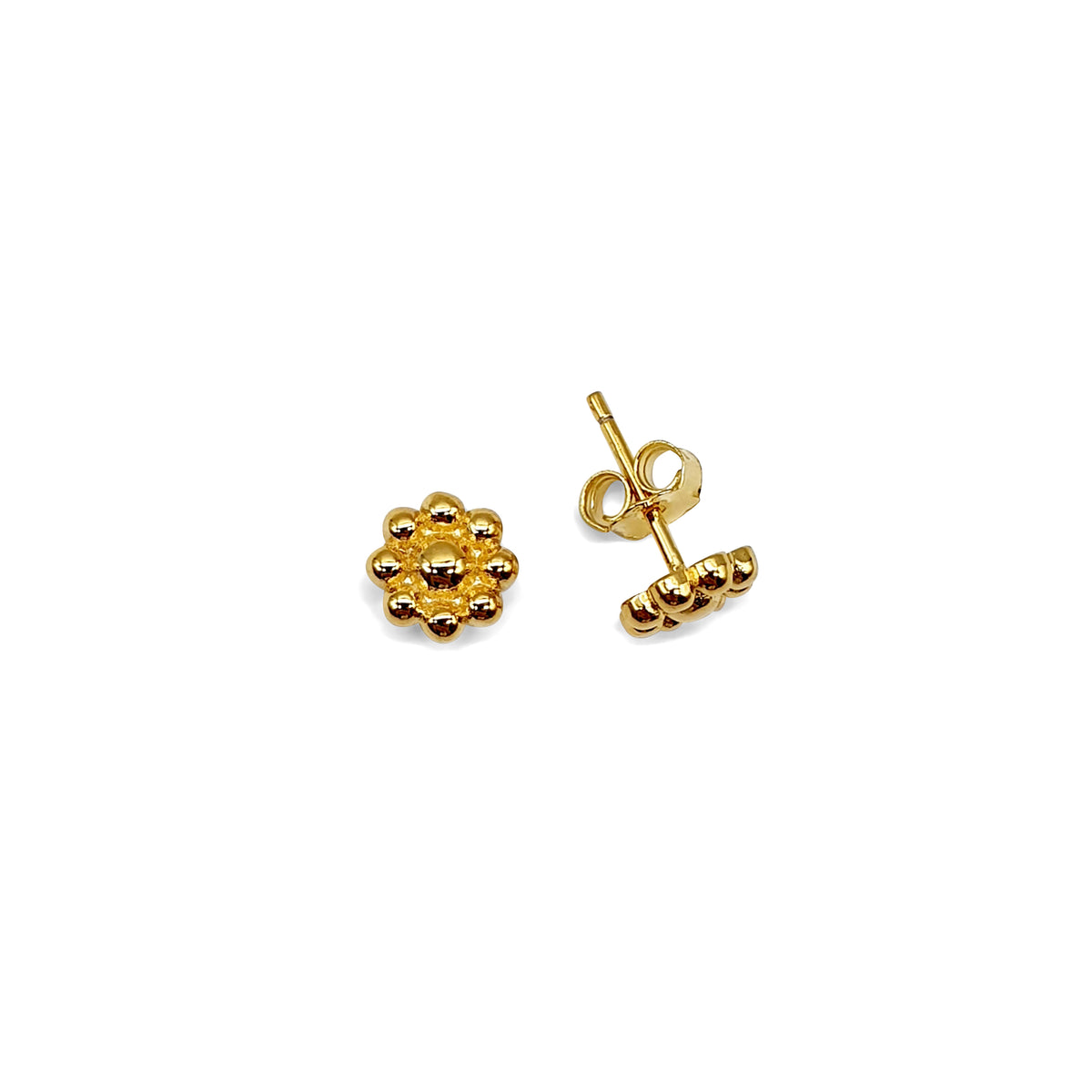 Stud earrings Blüemli gold/rose/silver